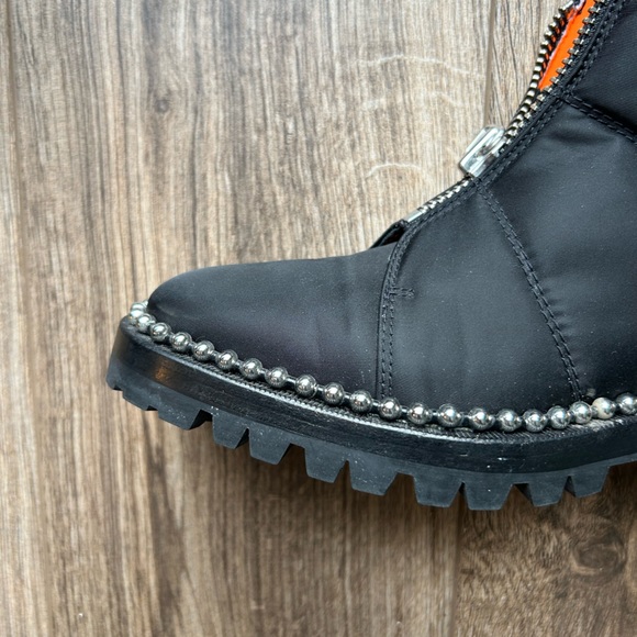 Alexander Wang Black Cooper Nylon Boots - Picture 5 of 11